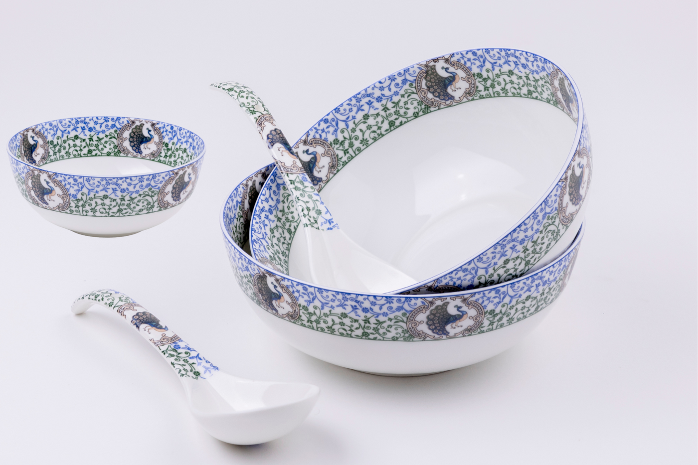 Dancing Peacock Dinnerware