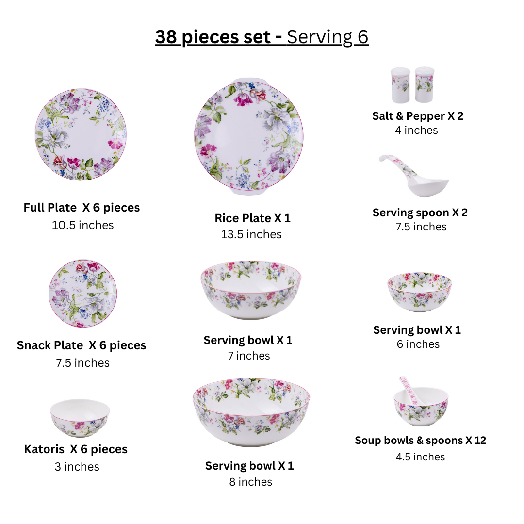 Garden Splendor Dinnerware