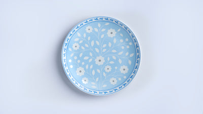 Cobalt Floral side plates - Set of 4