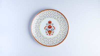 Imperial Mughal Bouquet side plates - Set of 4