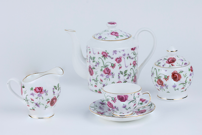 Rose Vine Tea Service Set (15 pieces)