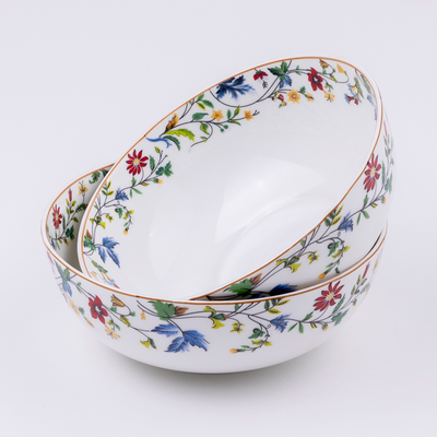 Summer Floral serving bowls - Set of 2 Pieces, 800ML & 1000ML