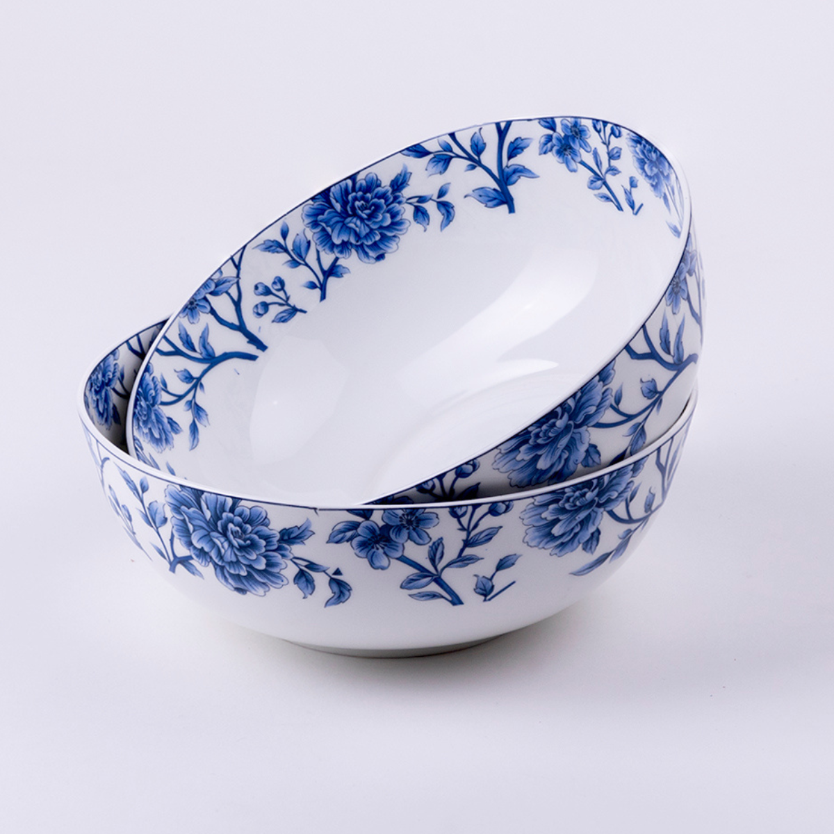 Sapphire Bloom serving bowls - Set of 2 Pieces,  800ML & 1000ML