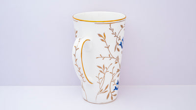 Golden Vine Tall mug (Blue) – Set of 1