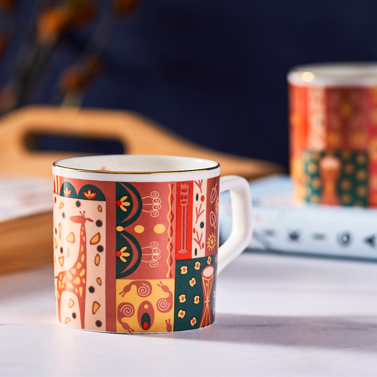 Artistic Impressions Tea/ Coffee Cups - Set of 6, 200 ml