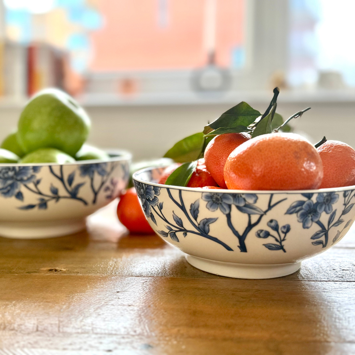Sapphire Bloom serving bowls - Set of 2 Pieces,  800ML & 1000ML