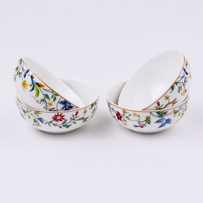 Summer Floral bowls - Set of 6 Pieces, 4 inch Wide