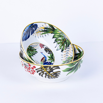 Tropical Hues Serving Bowls - Set of 2 Pieces, 800ML & 1000ML