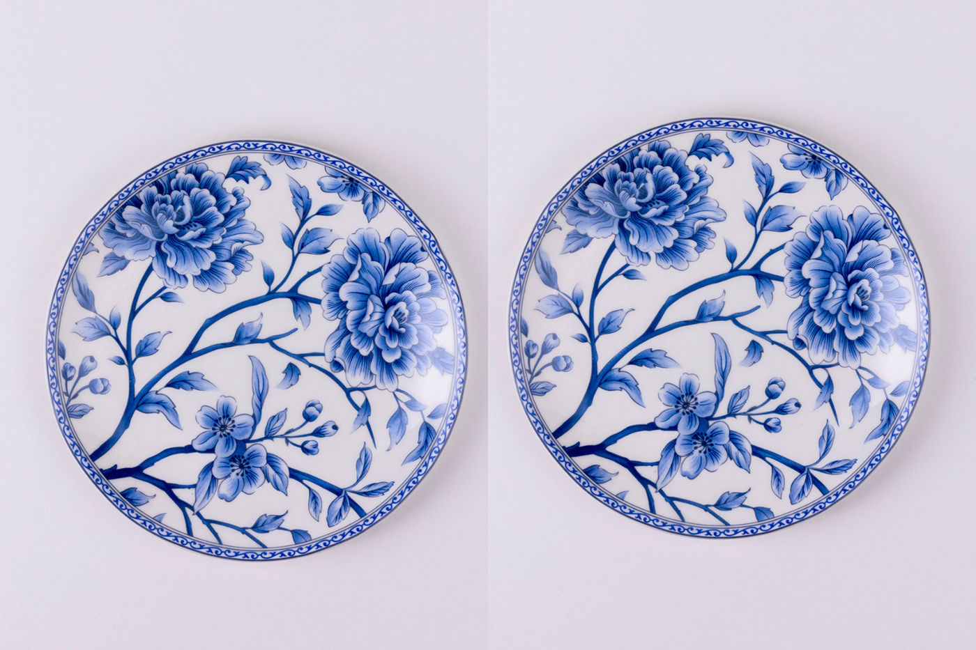 Sapphire Bloom side plates