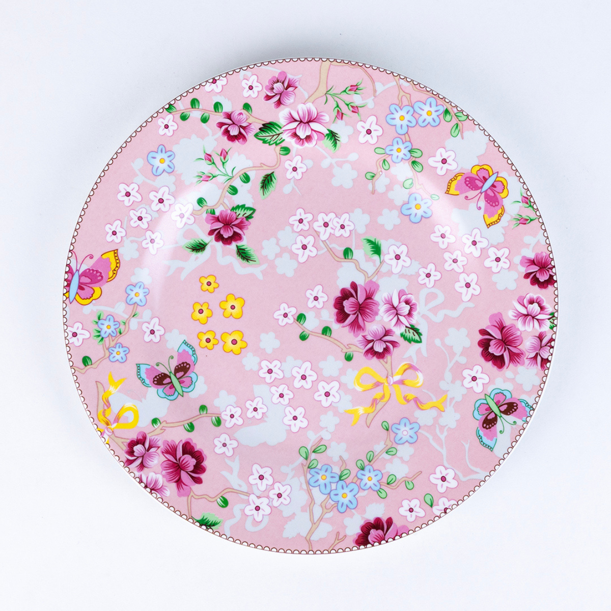 Birdie in Pink Dinner Plates - Set of 2 (10.5 inch each)