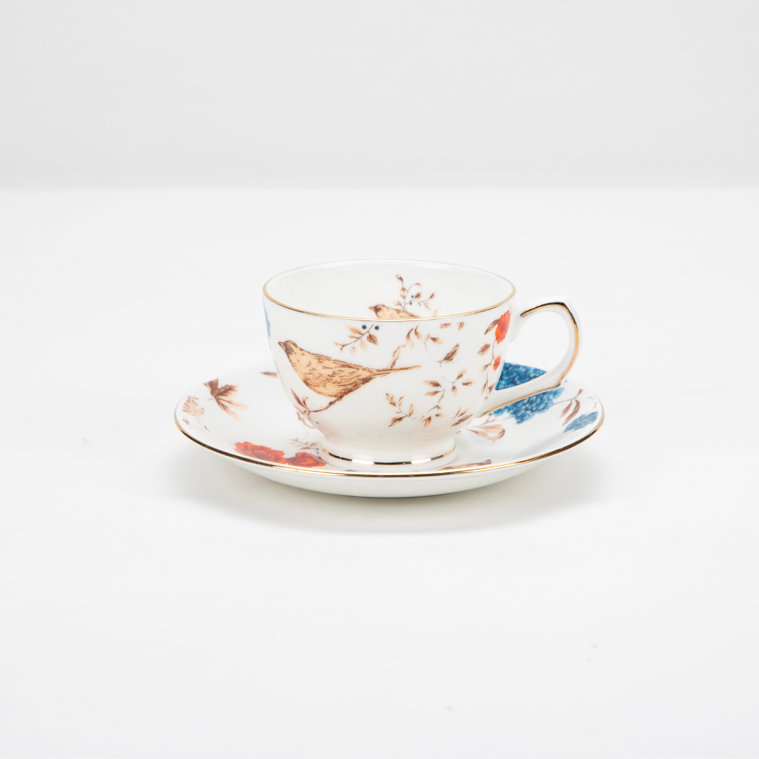 Birdsong and Blooming Blossom 13 piece Tea Set
