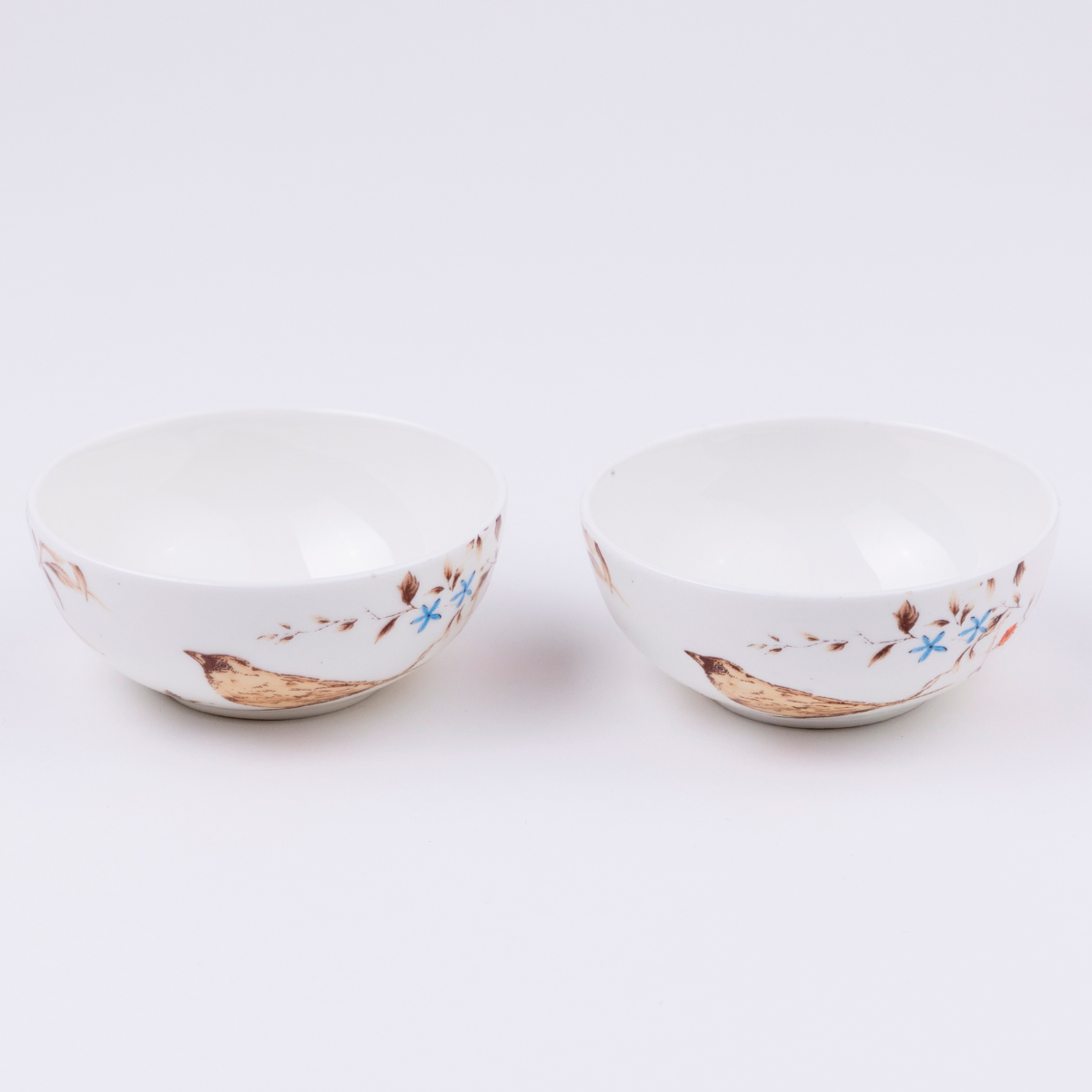 Birdsong small bowls - Set of 6 Pieces, 4 inch Wide