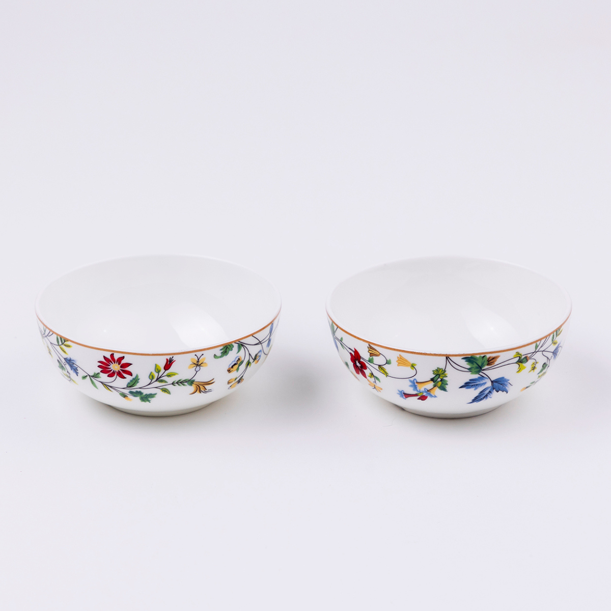 Summer Floral bowls - Set of 6 Pieces, 4 inch Wide
