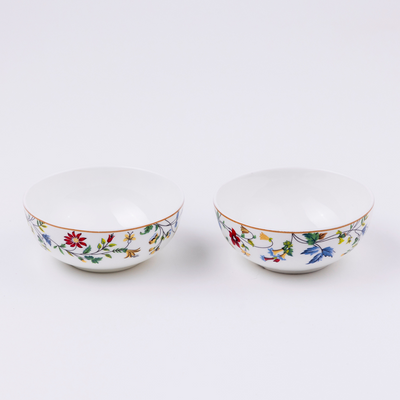 Summer Floral bowls - Set of 6 Pieces, 4 inch Wide