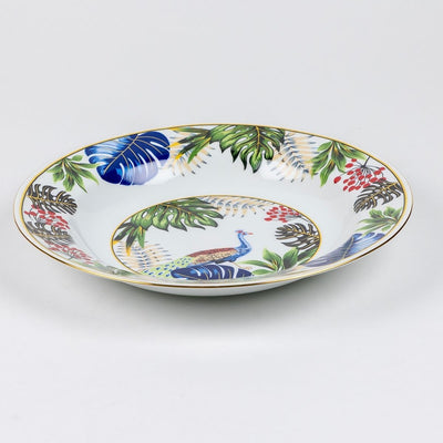 Tropical Canopy Pasta Plates | 10.5 Inch Wide - Set of 2
