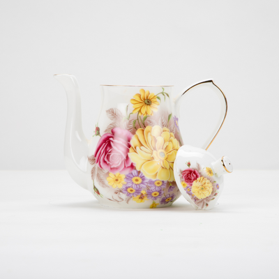 English Rose Tea Set | Handcrafted Elegance (13 pieces)