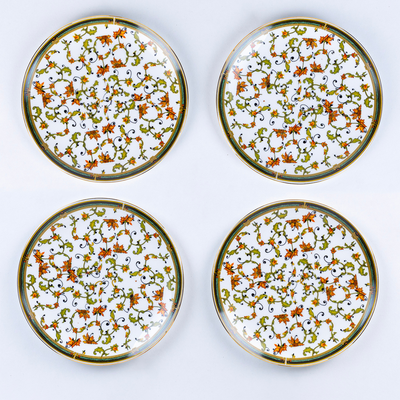 Chinar Bloom Luxury Dinner Set – 18 & 38 Piece, Ceramic Floral Crockery, Serving 6
