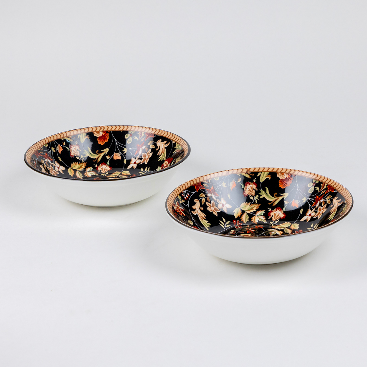 Enchanted Night Garden Snack Bowls - Set of 2 (7 inch wide, 450ML capacity)