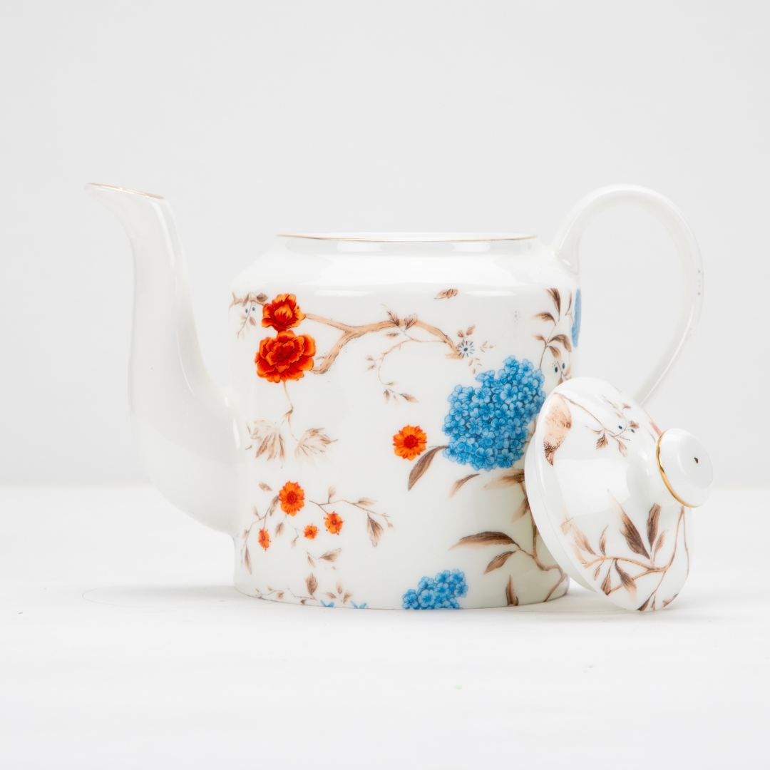 Birdsong and Blooming Blossom 13 piece Tea Set