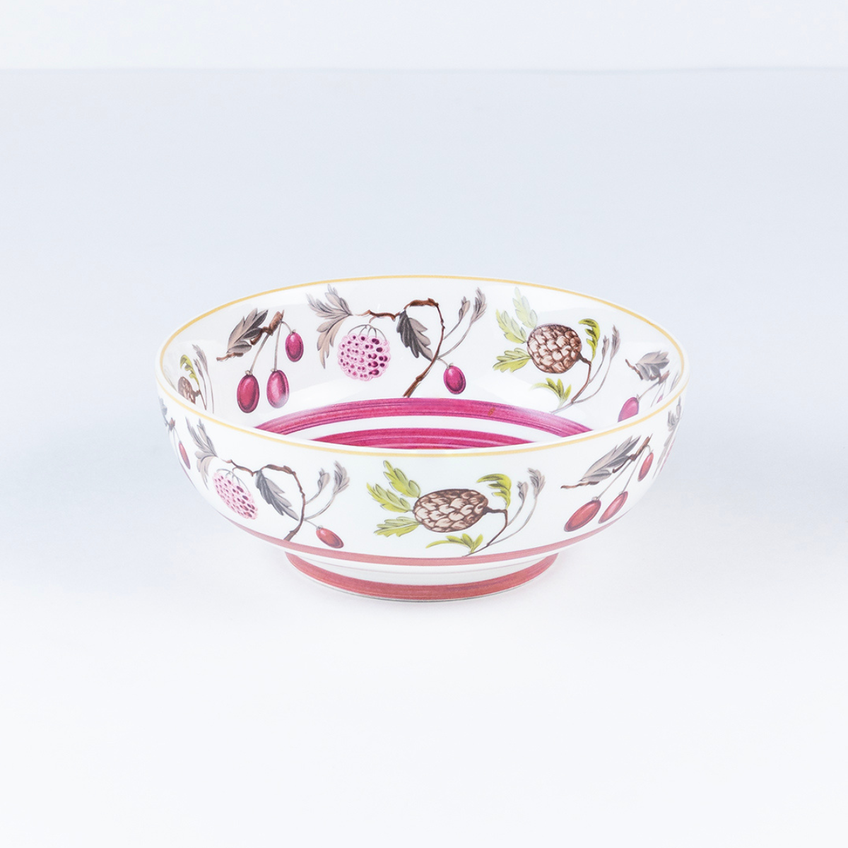 Pink Berry Serving Bowls - Set of 2 Pieces, 800ML & 1000ML