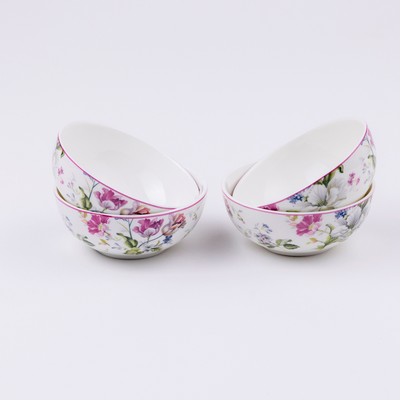 Garden Splendor bowls - Set of 6 Pieces, 4 inch Wide