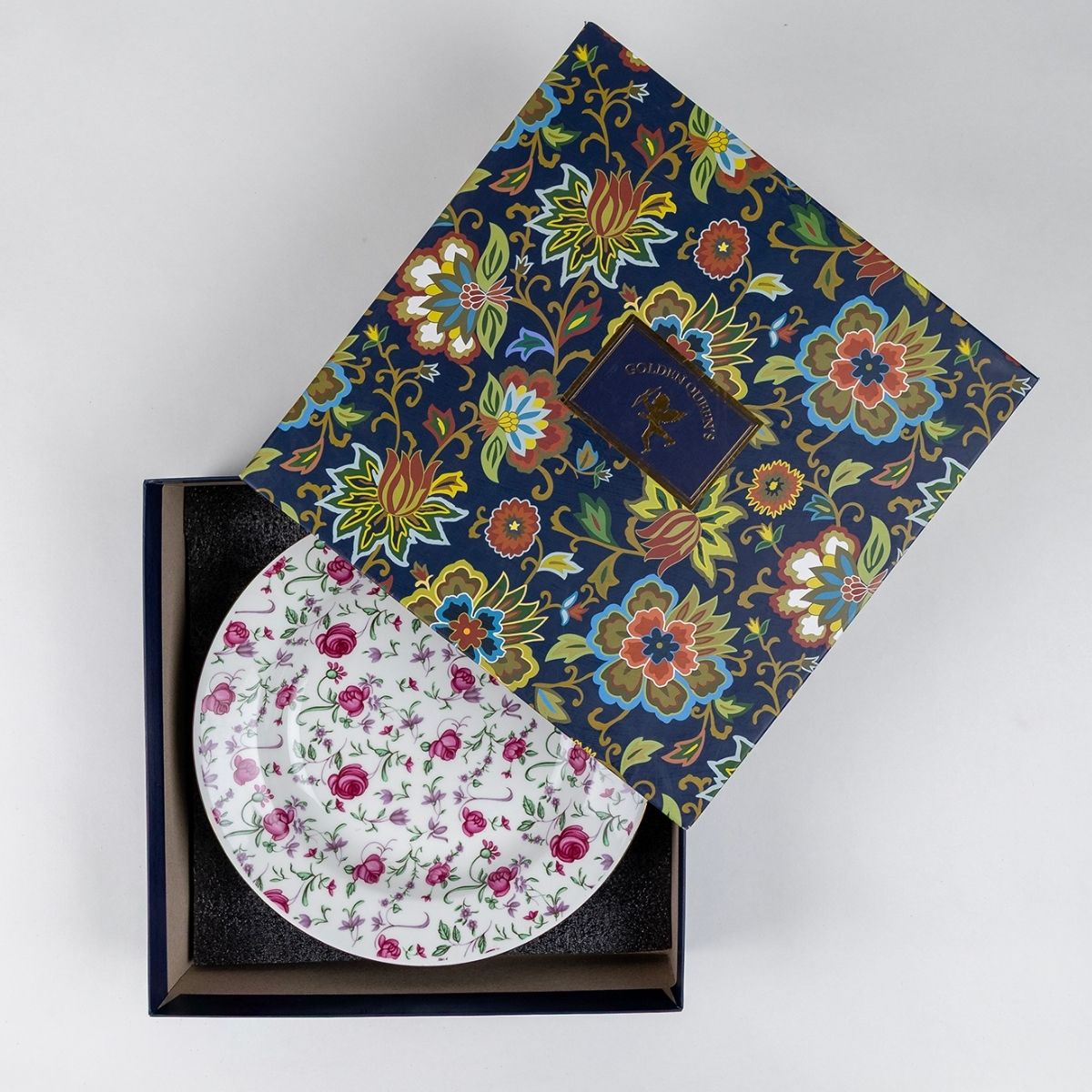 Button Rose Pasta Plates | 10.5 Inch Wide - Set of 2