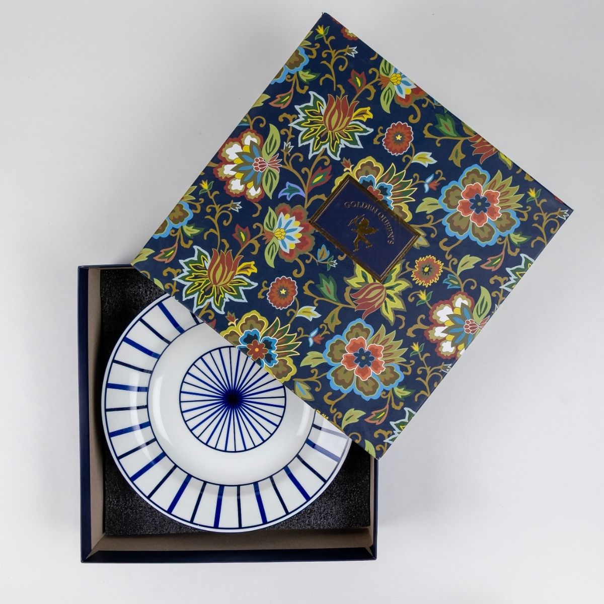 Blue Rhythm Pasta Plates | 10.5 Inch Wide - Set of 2