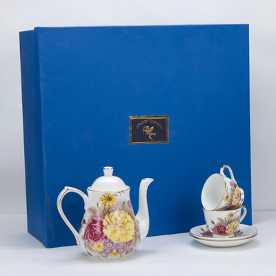 English Rose Tea Set | Handcrafted Elegance (13 pieces)