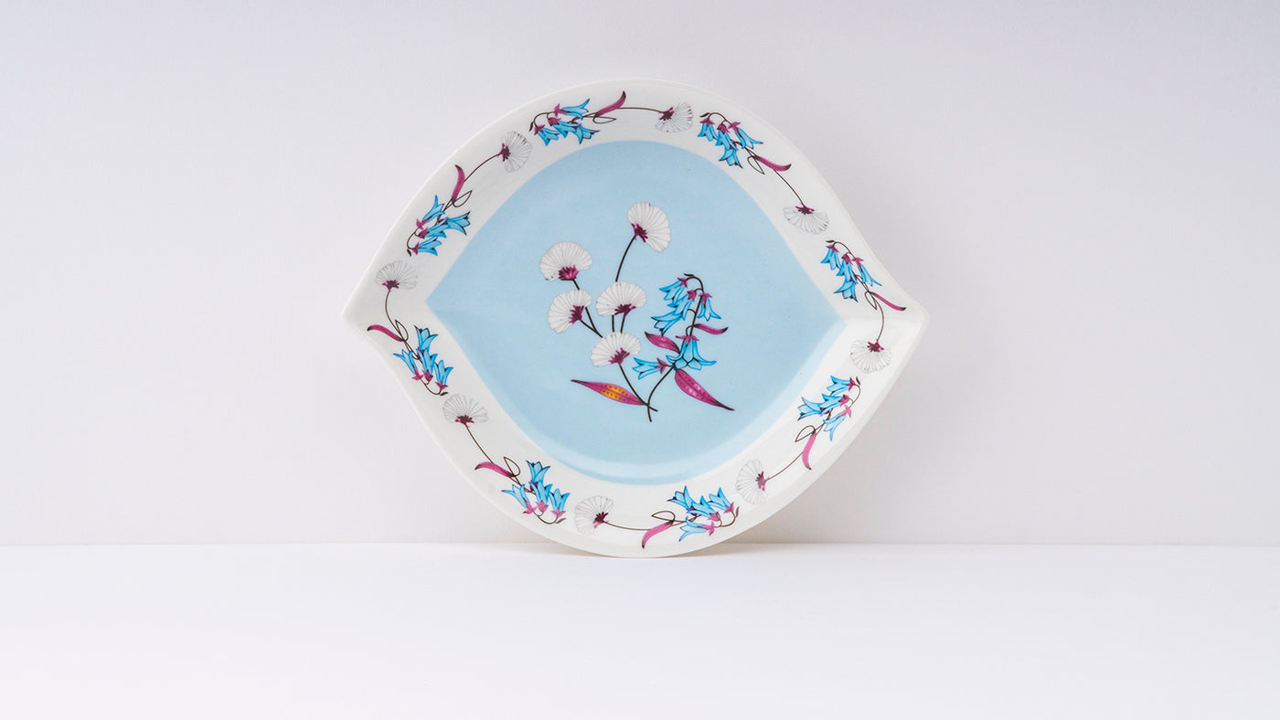 Bird of Paradise Tea Set & Nut Tray