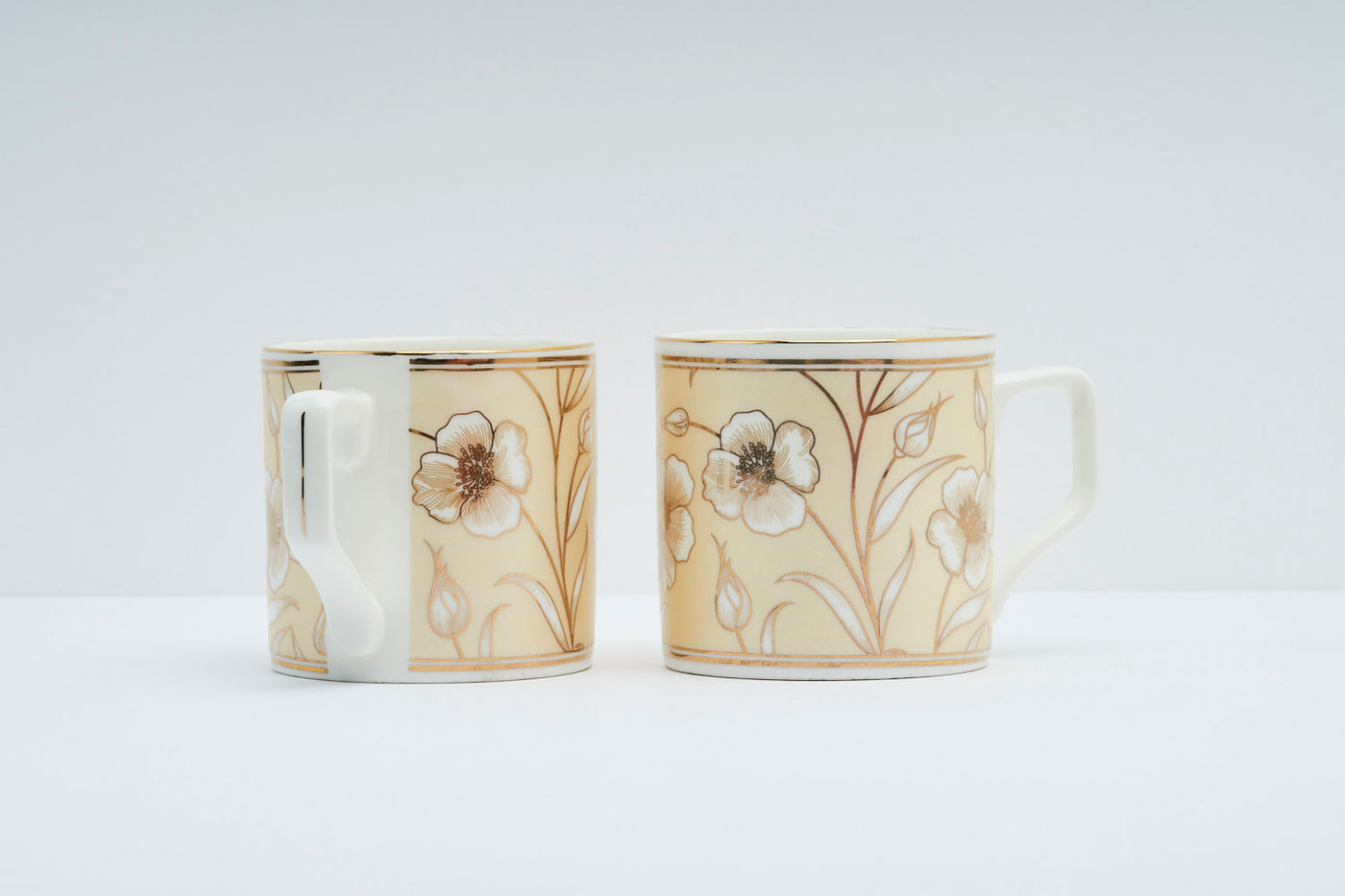 Blossom and Leaf  mugs – Set of 6