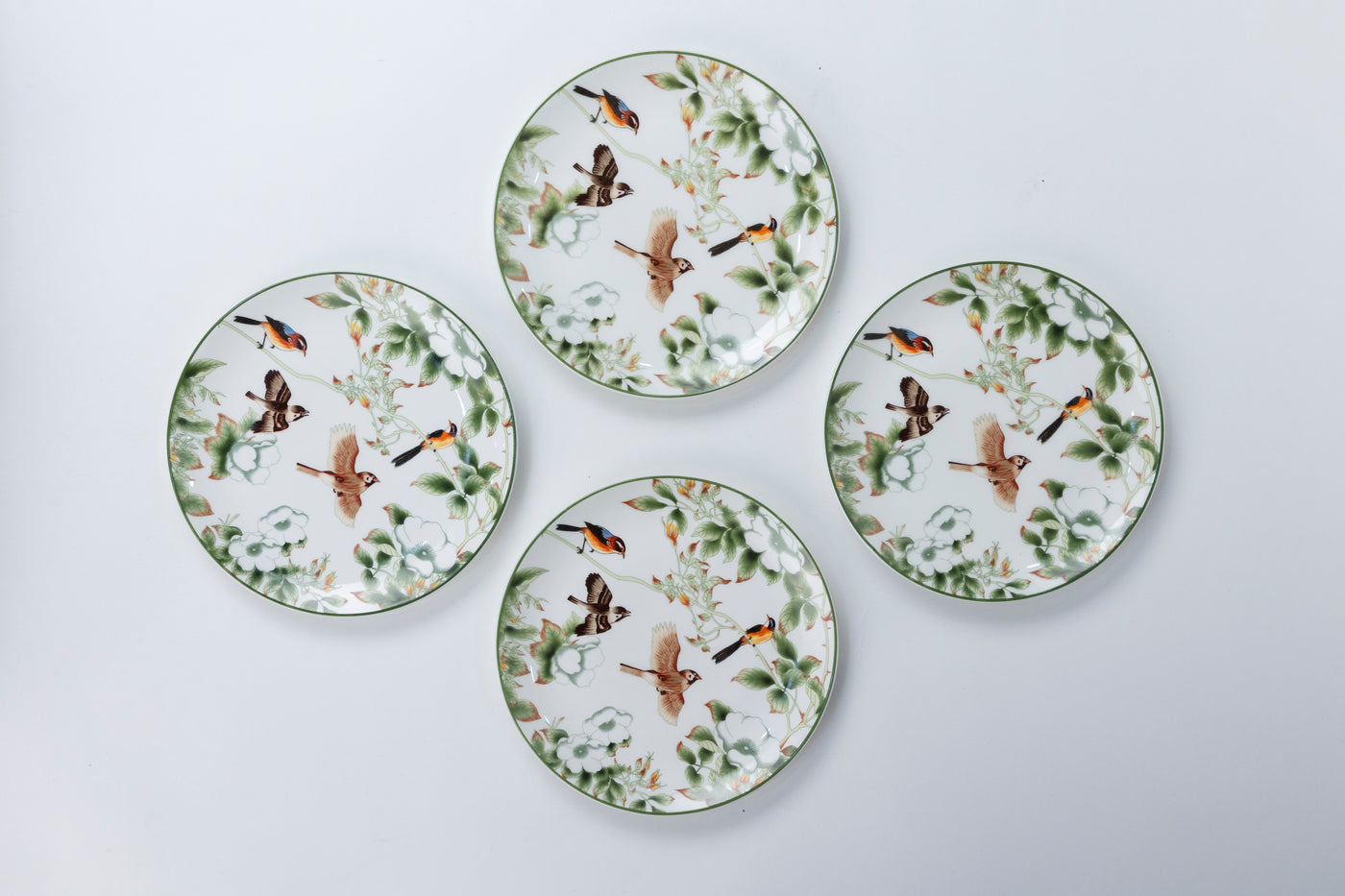 Bird in a Garden side plates - Set of 4