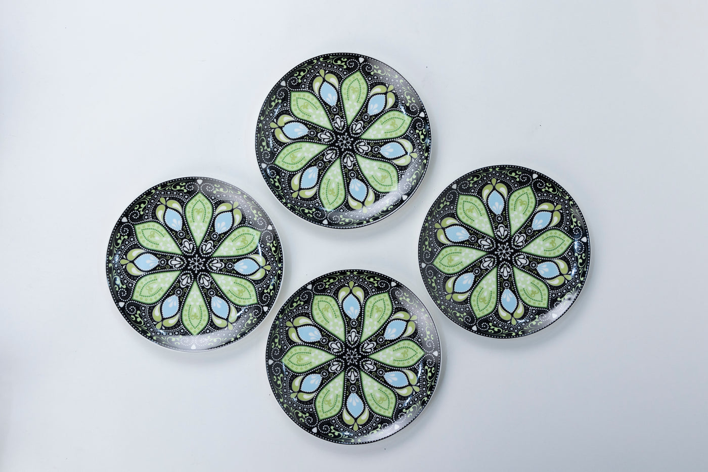 Mandala side plates - Set of 4