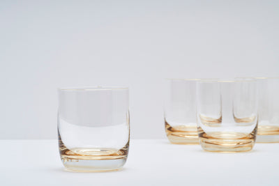 Golden Luminous Short Tumbler - Set of 6