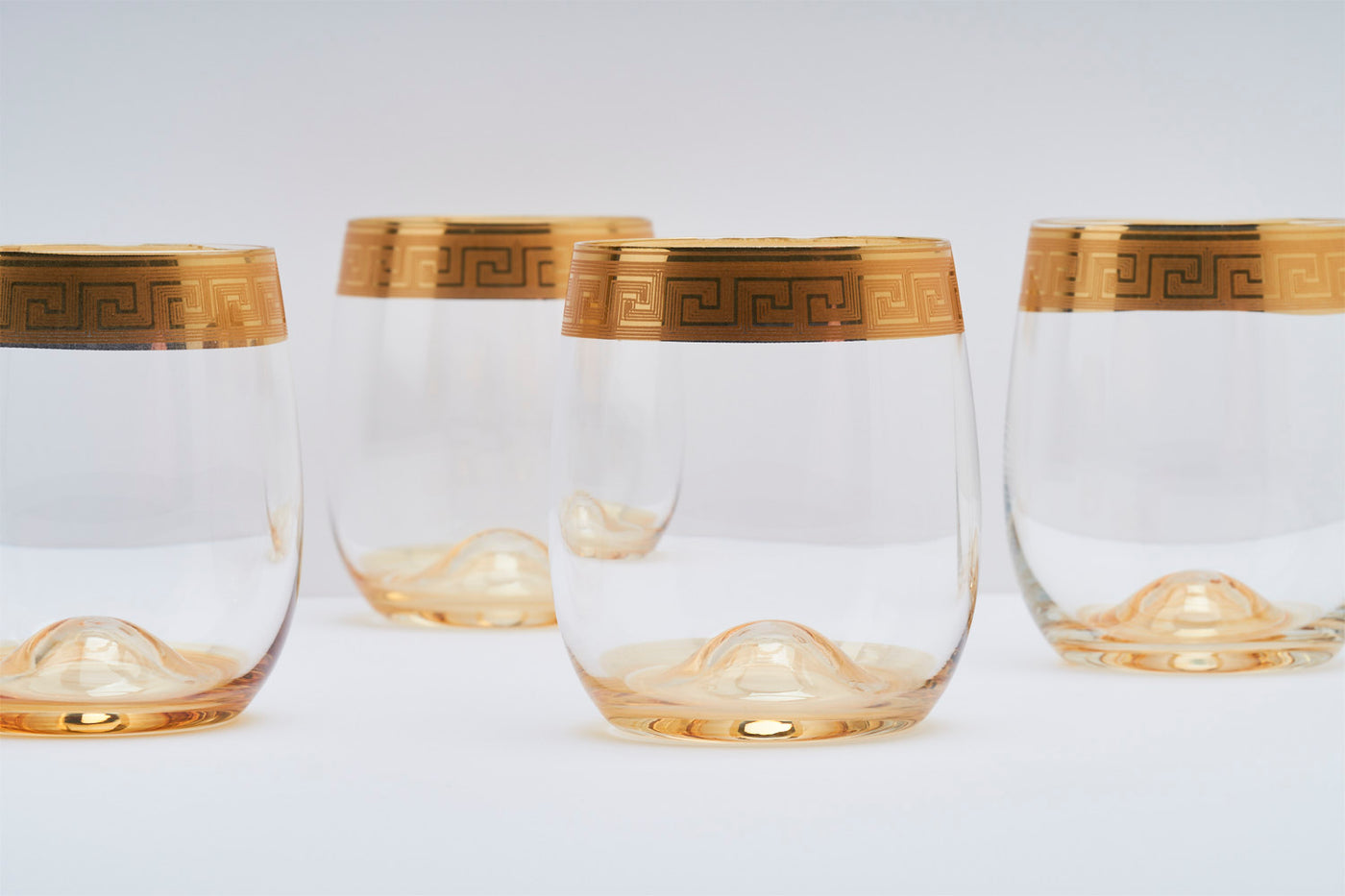 Gold Squared Short Tumbler - Set of 6