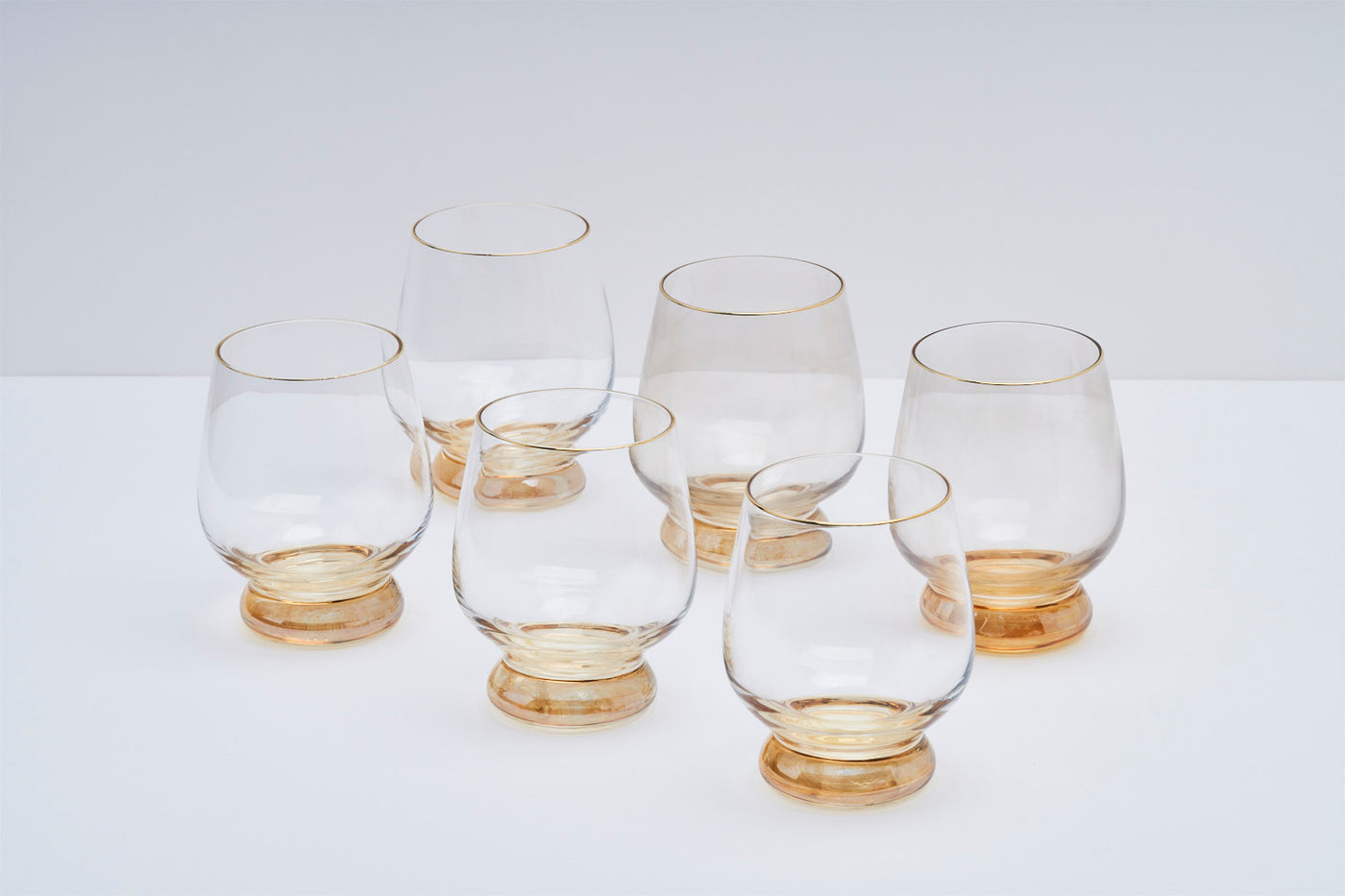 Golden Luminous Tall Tumbler - Set of 6