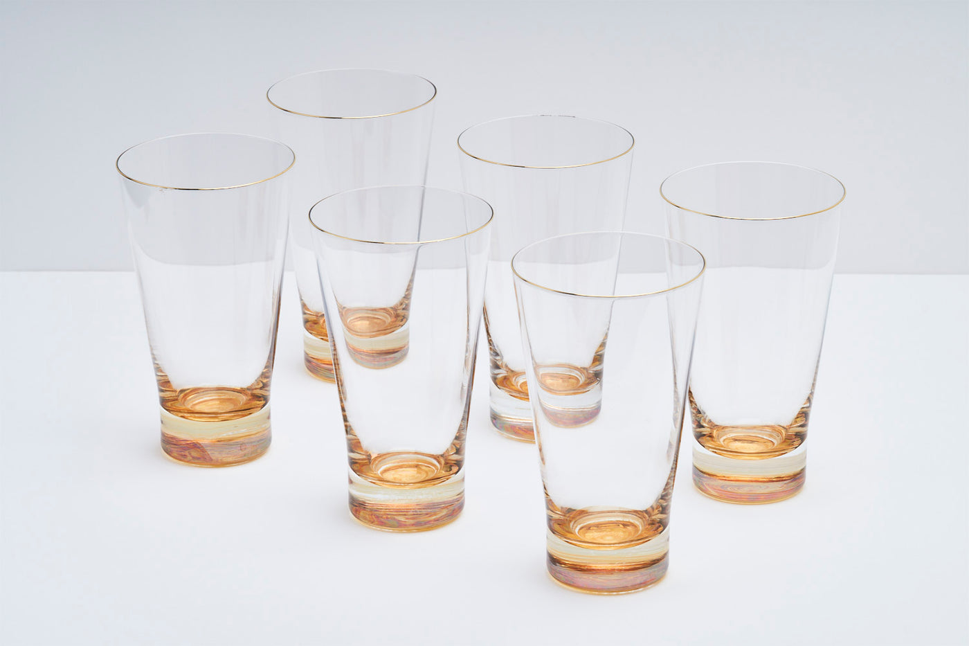 Golden Luminous Tall Tumbler - Set of 6