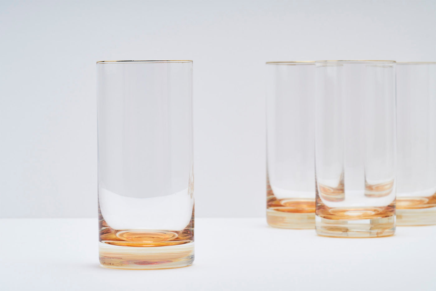 Golden Luminous Short Tumbler - Set of 6