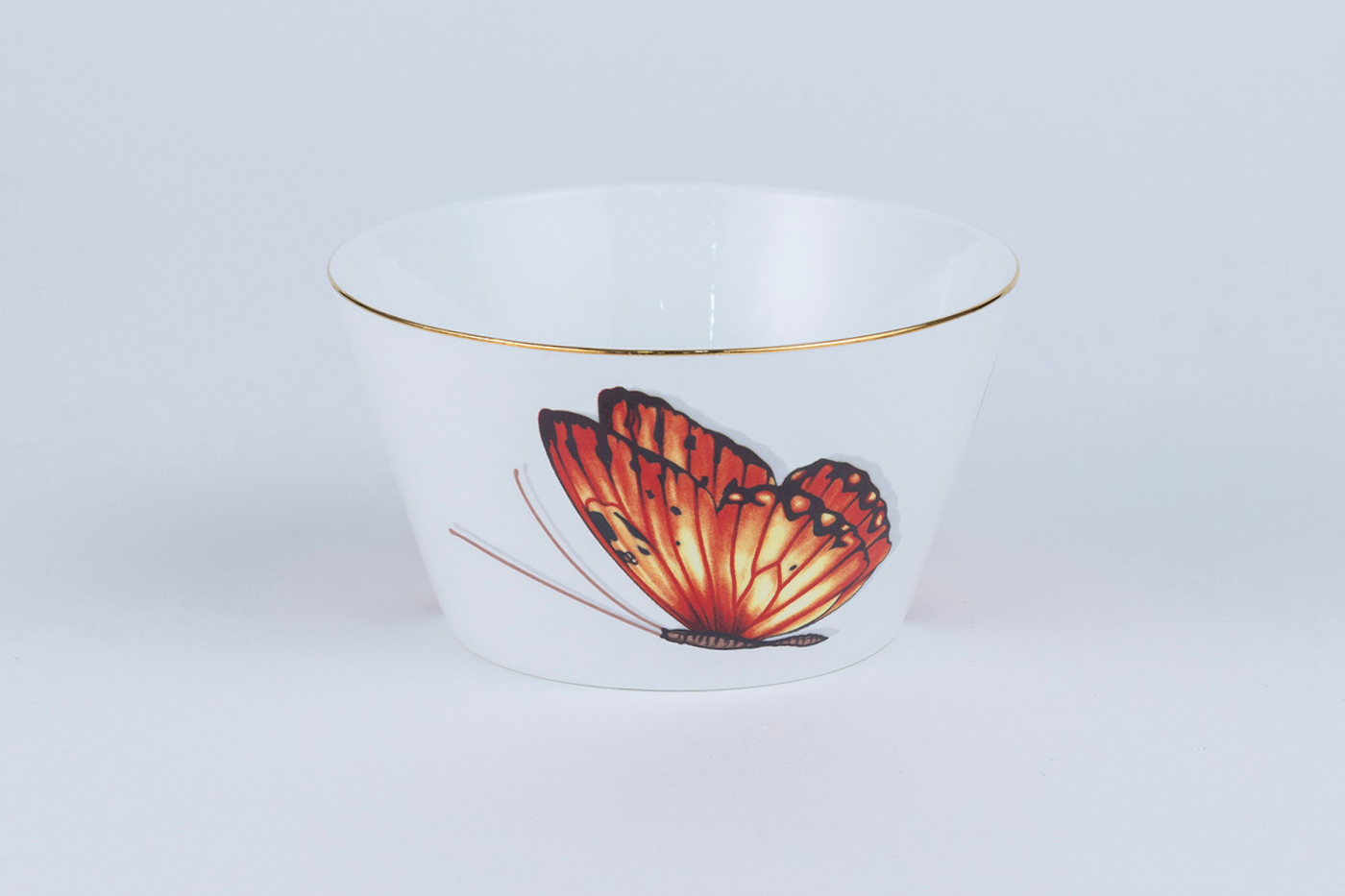 Red Monarch Snack Bowls - Set of 2