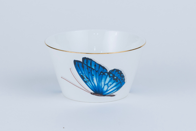 Blue Monarch Snack Bowls - Set of 2