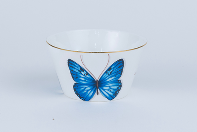 Blue Monarch Snack Bowls - Set of 2