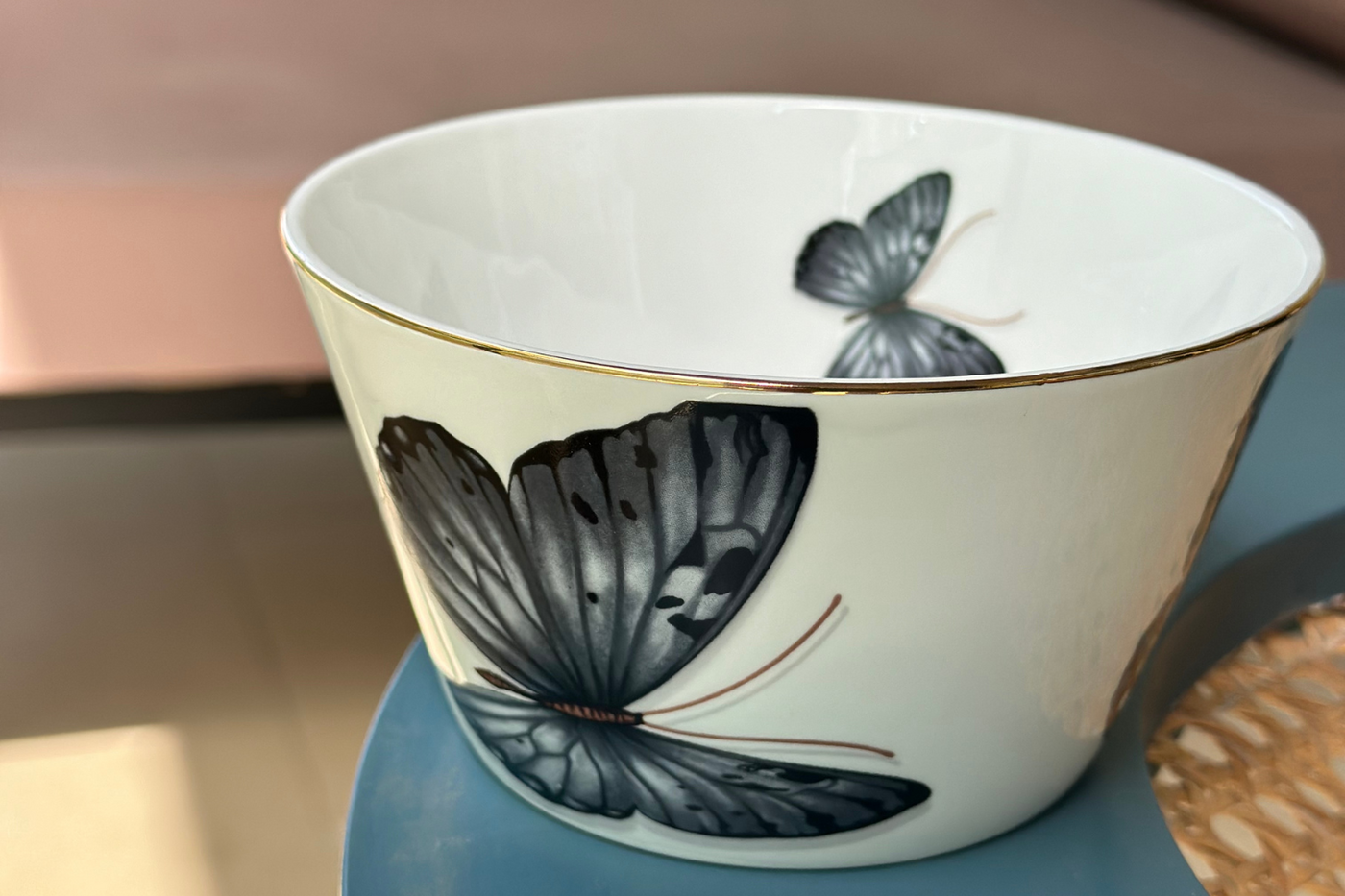 Grey Monarch Snack Bowls - Set of 2