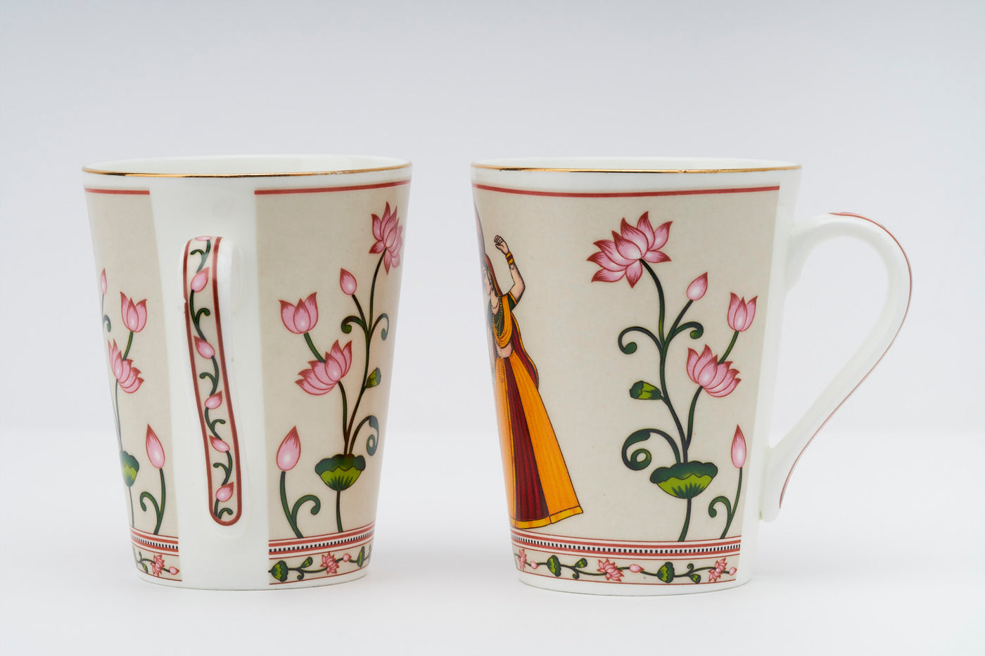 Dance of Harmony tapered mug – Set of 2