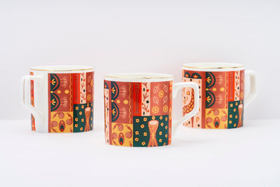 Artistic Impressions tea & coffee cups - Set of 6