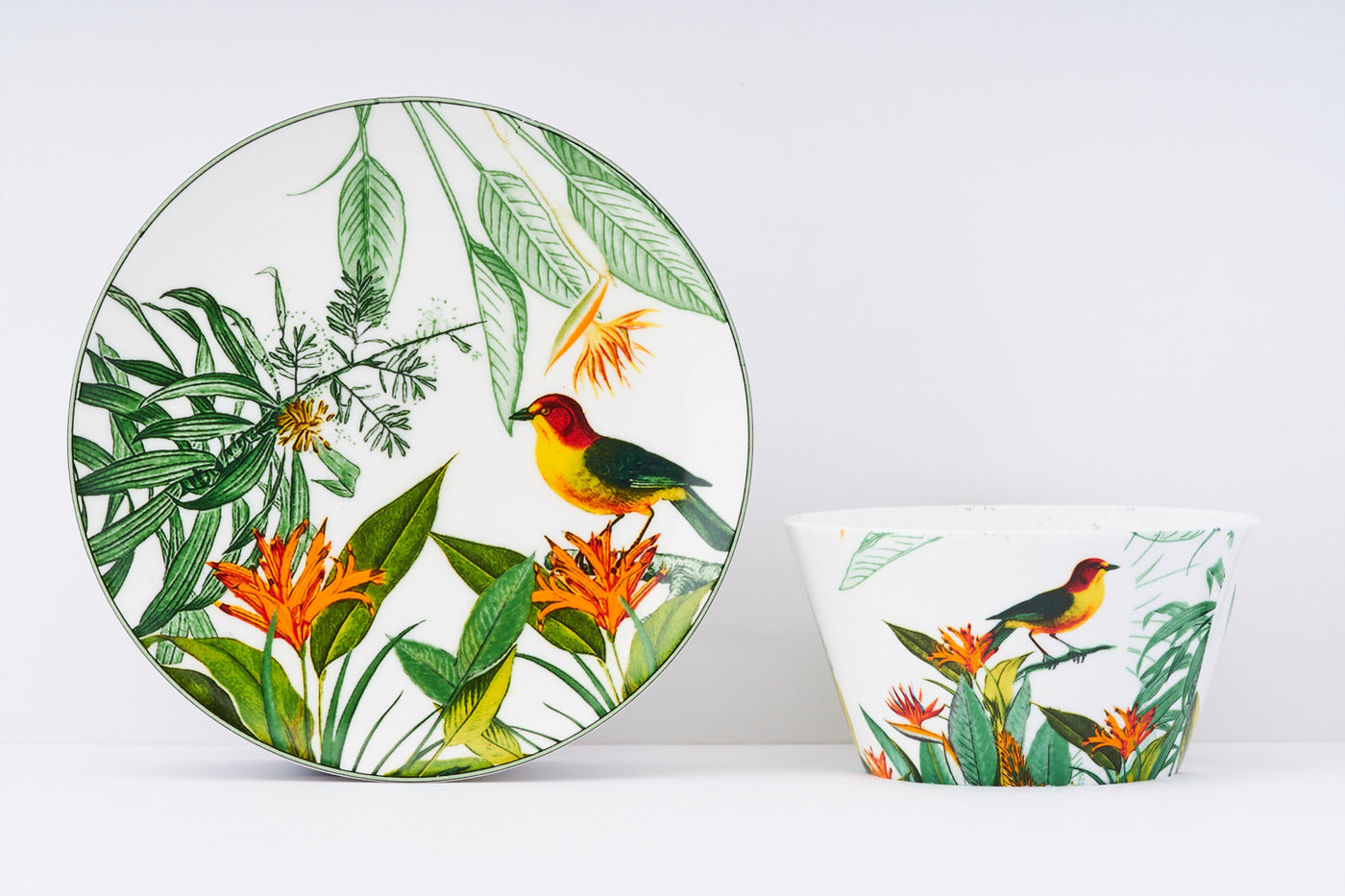 Tropical Haven Bowl & Side Plate Set