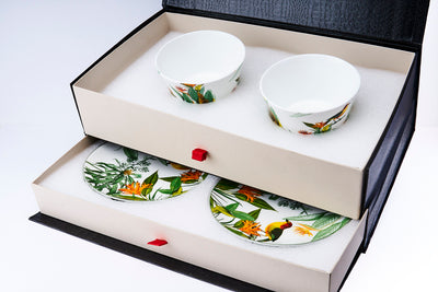 Tropical Haven Bowl & Side Plate Set