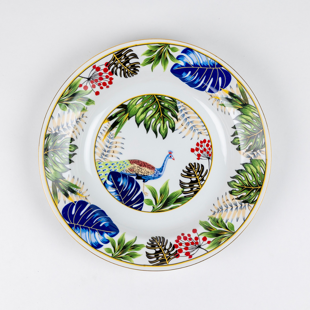 Tropical Canopy Pasta Plates | 10.5 Inch Wide - Set of 2