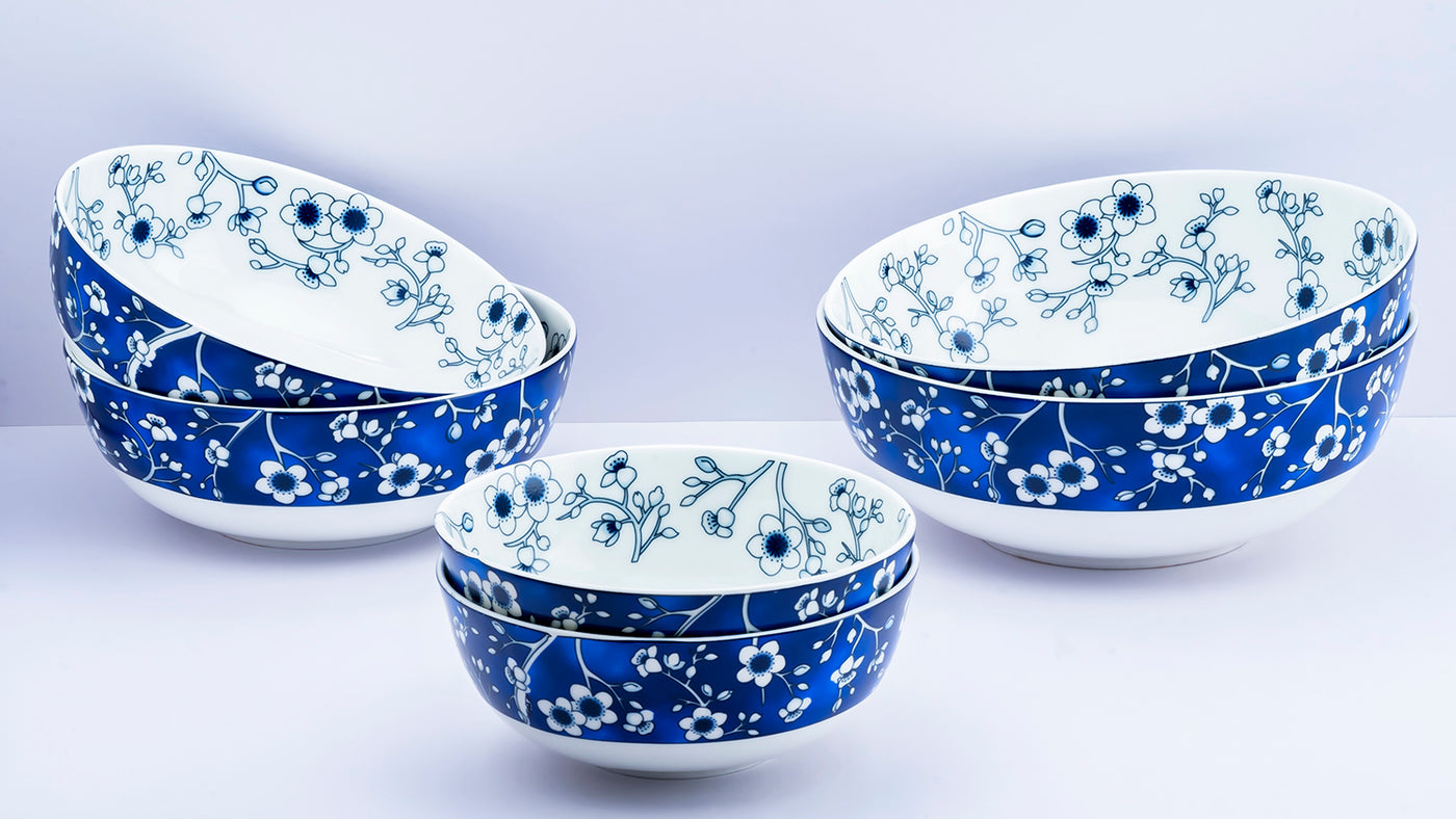 Floral Symphony serving bowls - Set of 3