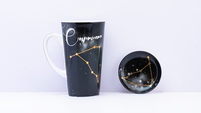 Zodiac Symphony (Capricon Black) - Set of 1 tall mug