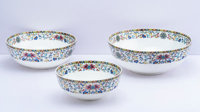 Harmony of Hues serving bowls (Brown) - Set of 3