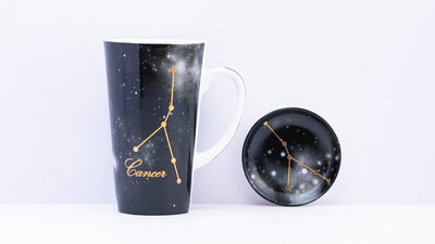 Zodiac Symphony (Cancer Black) - Set of 1 tall mug